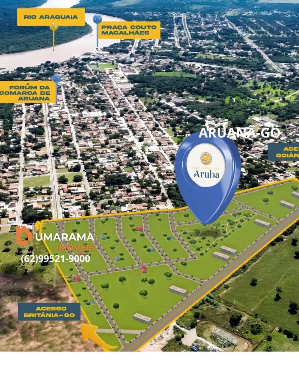 Lotes em Aruanã-GO / Parcelados - Miniatura 3