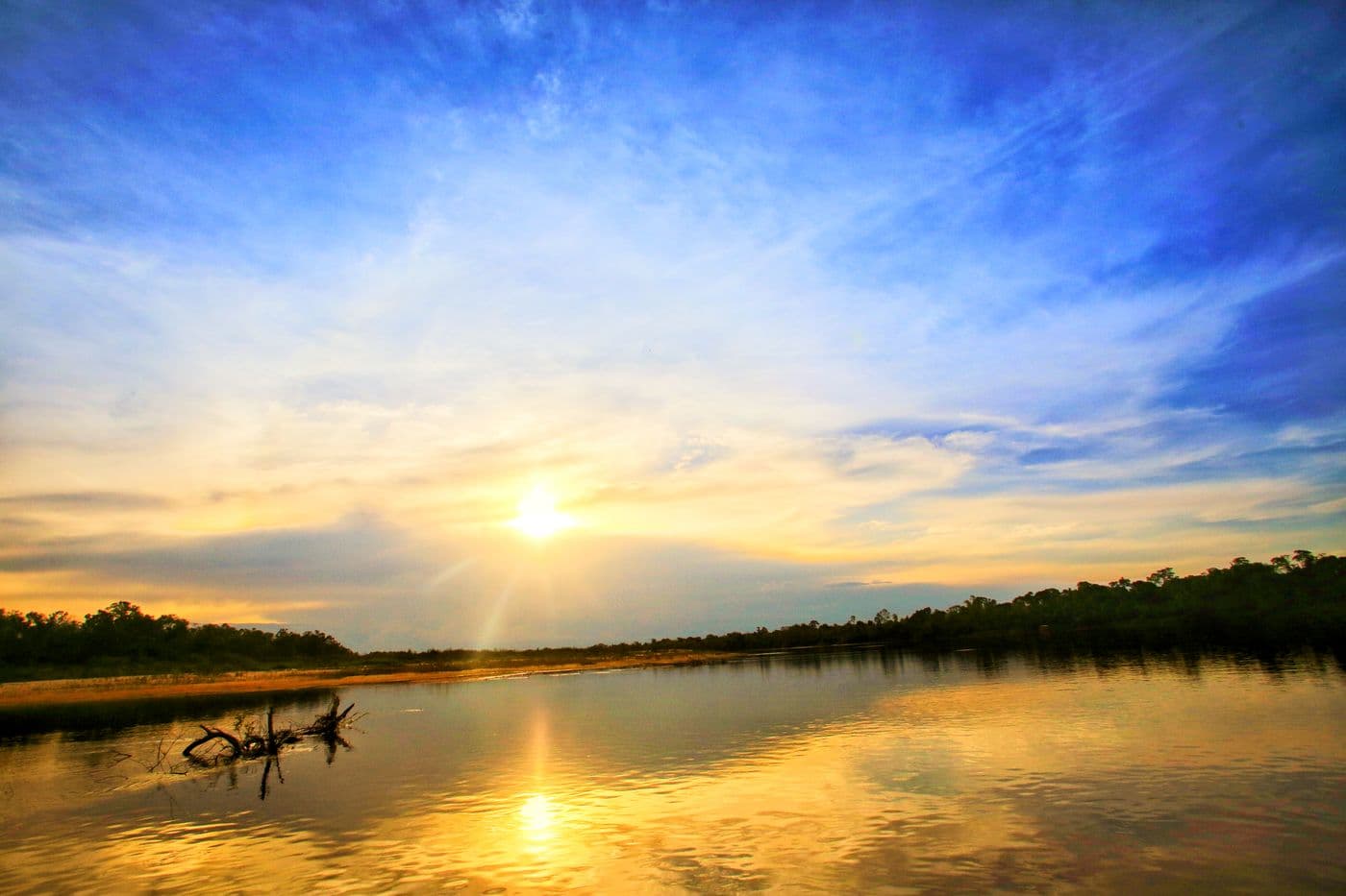 Entardecer no Rio Araguaia